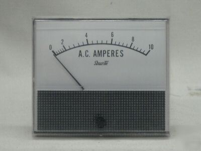 Shurite panel meter 0-10 aca mod: 750 7504Z