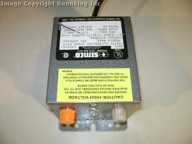 Simco F167 4000464 static eliminator power unit