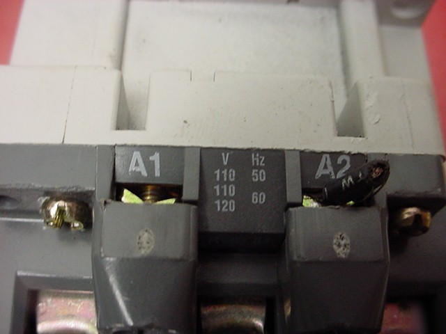 Abb A75-30 3 pole contactor 125AMP 600VAC 110-120V coil