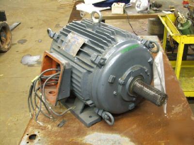 Electric motor, dual h.p. 25 and 6.3 h.p. leeson