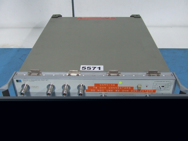 Hewlett packard hp 8503B s-parameter test meter 75 ohms