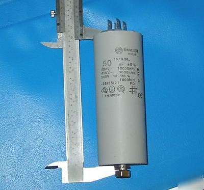 Motor start capacitors - ducati 'energia' 50 uf, 5%