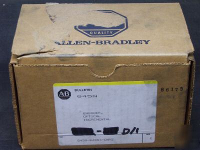 New in box 845N-SJDN3-CNY2 allen bradley encoder d-260