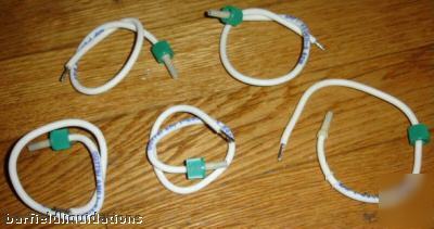  lot 5 electrical leads p/n 1-830611-8 