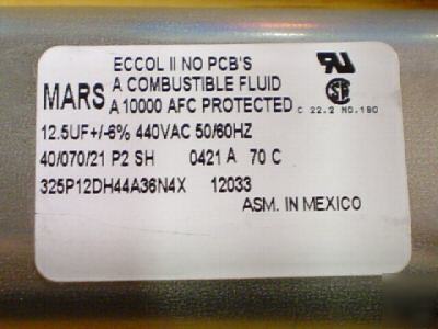 New 2 mars 440V 12.5UF a/c motor run capacitors 