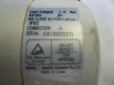 Panasonic 400 watt MSMA042A1C, 3 phase ac servo motors