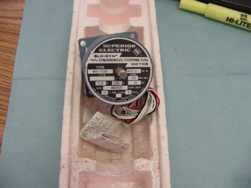 Superior electric slo-syn model: M061--FC08E motor <
