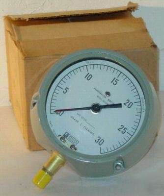 Weksler inst 6685-252-3360 vacuum gauge 0-30