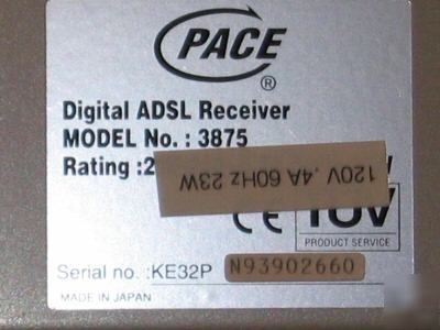 Active 3875 digital adsl receiver m# 3875 used working