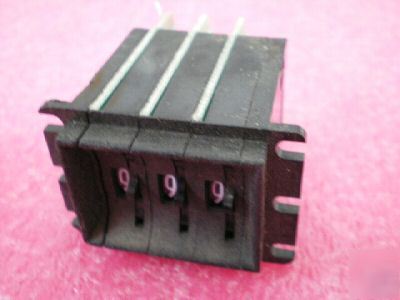 Cherry thumbwheel, 3 wheels, range 0-9