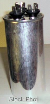 New dual motor run capacitor 25+5MF 370VOLT round 