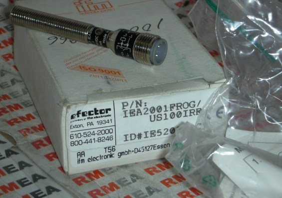 New efector 2001FROG/US100IRF sensor 