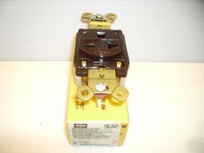 New hubbell receptacle HBL5461 20A 250V 6-20R 5461 