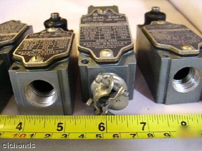 New *lot 4 pc * allen bradley oiltight limit switch 802T