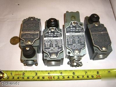 New *lot 4 pc * allen bradley oiltight limit switch 802T