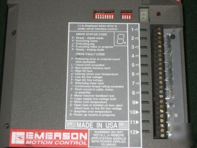 Emerson positioning servo drive fx-455