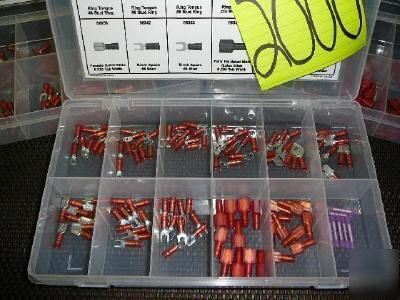 New lawson solderless terminals 22-18 awg 4 boxes - 