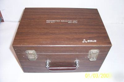 1 eg&g radiometer indicator unit