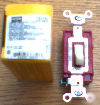 Hubbell CS1221I switch 20 amp 120-277 volt toggle 