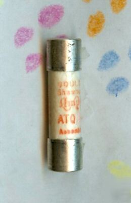 New gould shawmut atq-1/4 delay fuse atq 1/4 amp .25