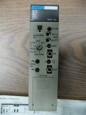Omron plc voice module for C200H/hs/he/hg/hx, CS1 