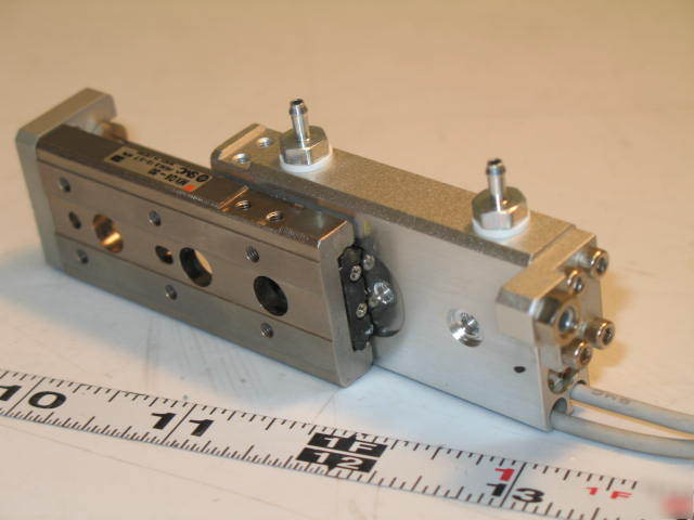 Smc pneumatic air linear guided table MXQ6-30 w/switch