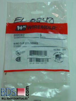 Wiremold wire clip 2000 series c#2000WC