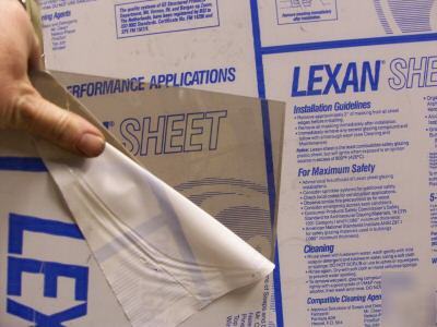 1/4 MR10 bronze polycarbonate lexan 24.1/2 x 21.1/2