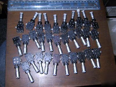 36 del-tron mini slides positioners starrett mic heads