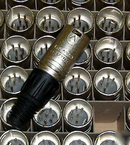New 100 neutrik nc-6MSX six pin connectors