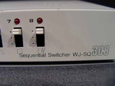 Panasonic wj-sq 508 sequential switcher