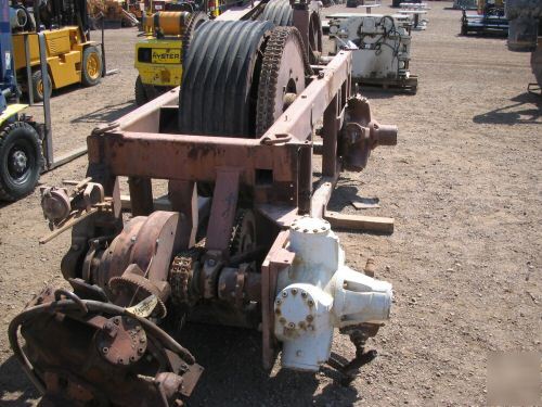 Bull wheel tensioners quantity of 2 electrical cable 