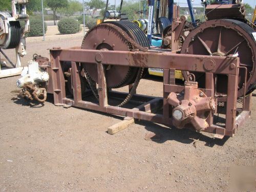 Bull wheel tensioners quantity of 2 electrical cable 