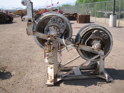 Bull wheel tensioners quantity of 2 electrical cable 
