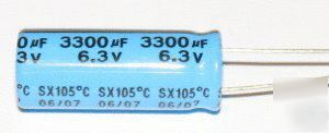 Capacitor 6.3V 3300UF 10MM low-esr mainboard repair