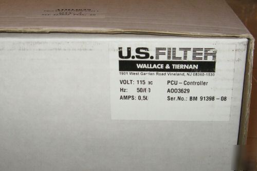 AOO3629 process control unit us filter wallace &tiernan