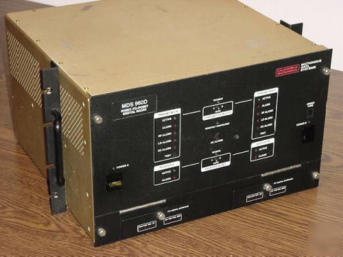 Mds 960D digital microwave radio + mx-2000 multiplexer