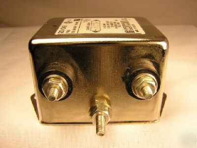 Two corcom 20VDK6 emi filters, 20 a, 120/250V 50-60 hz