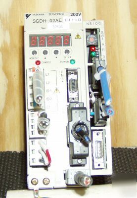 Yaskawa sgdh 02AE 200V servopack mazak mori okuma okk