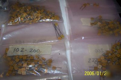 Large lot of components