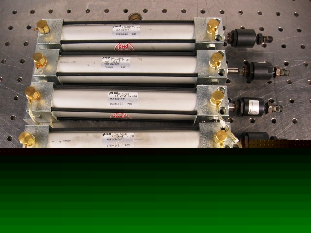A37680 lot of (5) phd AVF1X5-d-p pneumatic cylinders