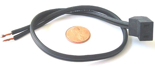 Fan power cord ~ 115V ~ molded plug ~ 18 awg 12