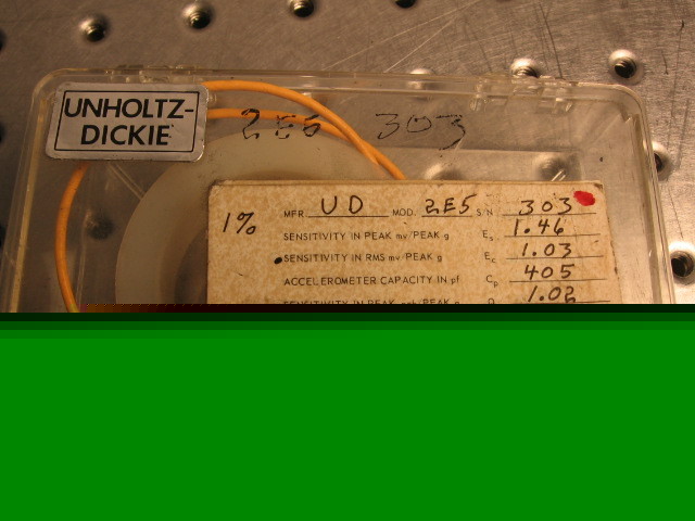G22929 unholtz dickie 2E5 accelerometer