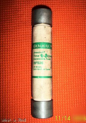 New gould shawmut rfs 35 fuse 35 amp 600 volt re able