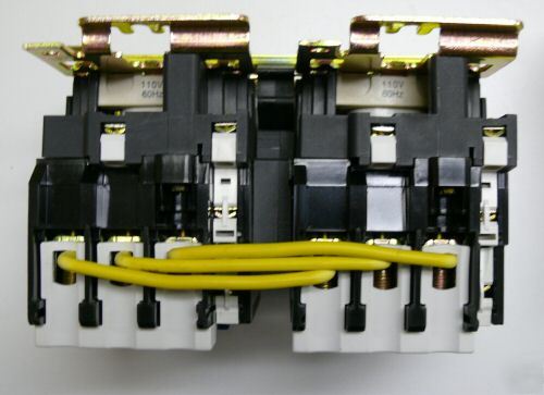 New - reversing contactor - up to 37 hp 3 phase