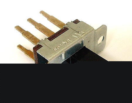 Slide switch 3A 3 amp 125VAC dpdt 2 position (20)