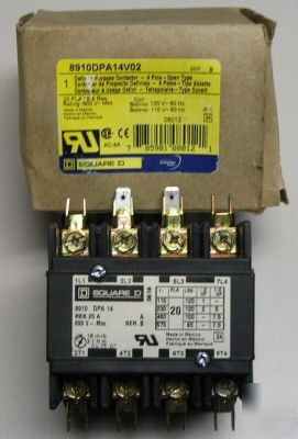 Square d 8910DPA14V02 definite purpose contactor 4 pole