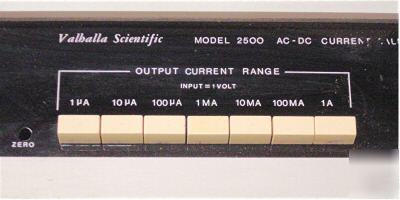 Valhalla scientific 2500 current calibrator 