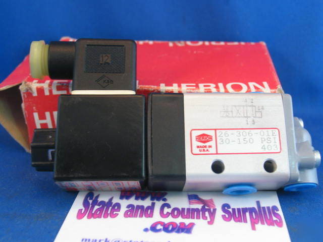 New hebron solenoid remote valve 120V 30 - 150 psi 