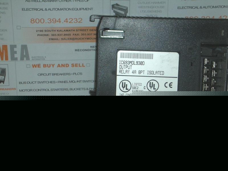 Ge fanuc IC693MDL930D output relay module, used